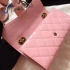 Chanel mini bag patent leather pink 